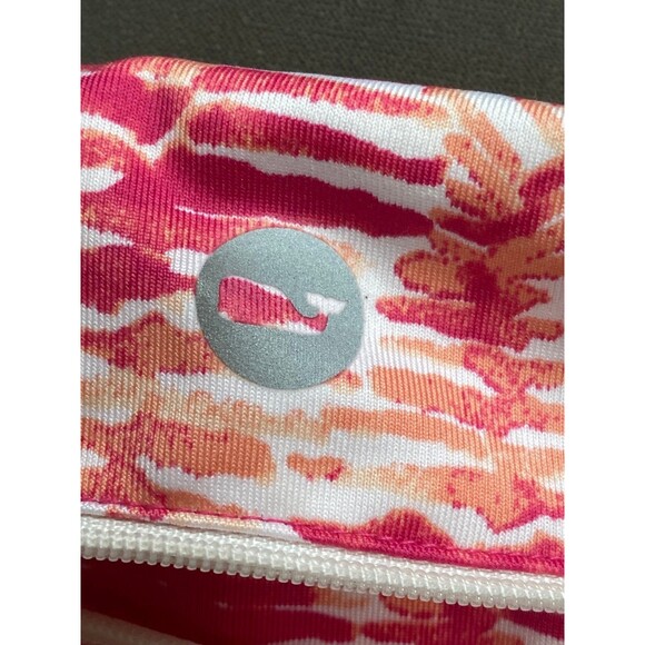 Vinyard Vines size XS Performance pink white watercolor lines leggings - Picture 6 of 10